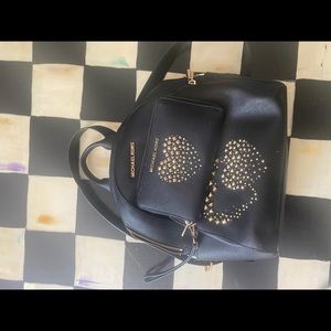 Back pack with matching wallet